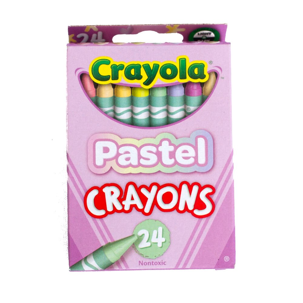 Crayola, Crayons, Art & School, Pastel, 24 count, 836256